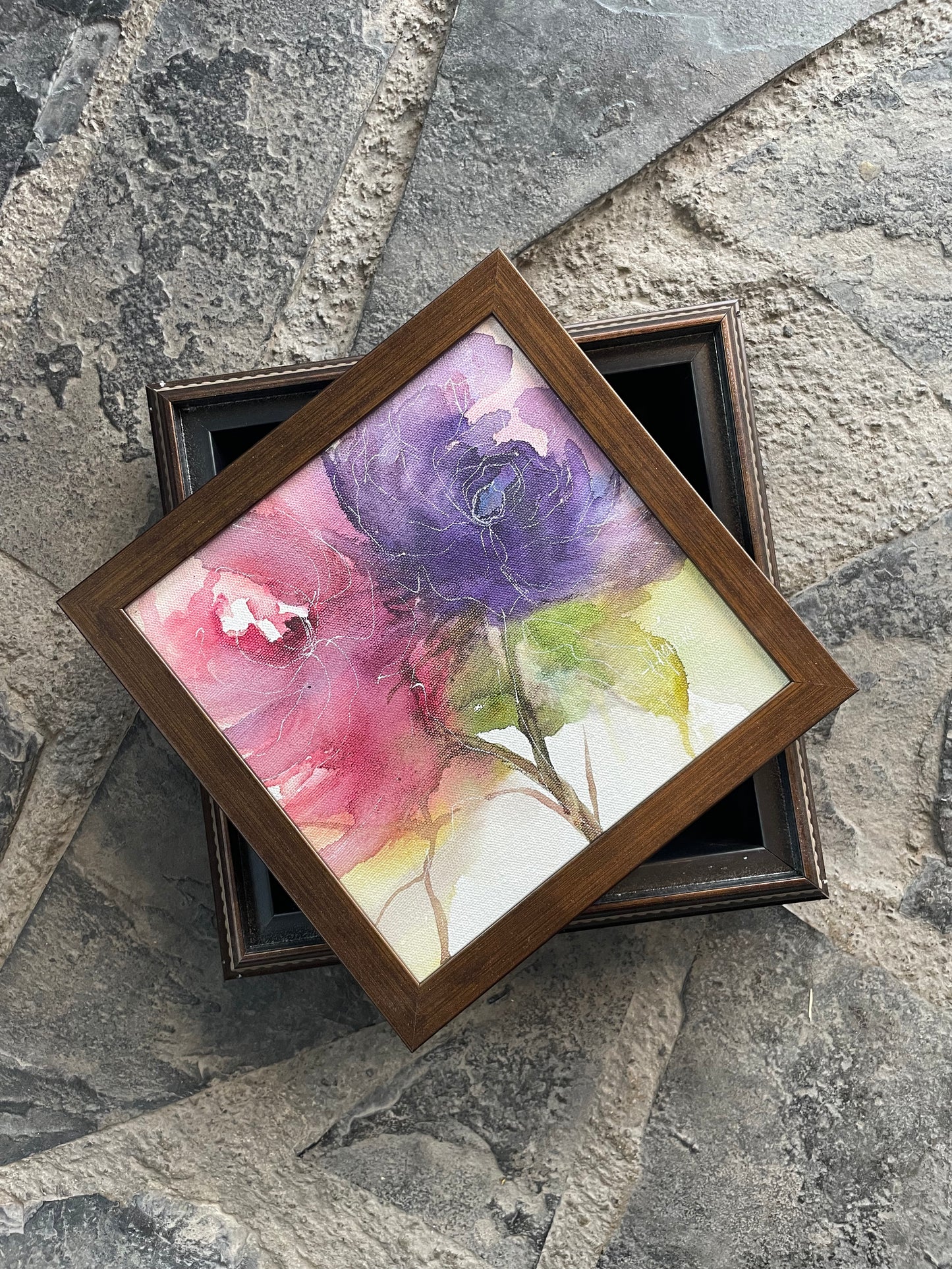 Art Box purple flowers